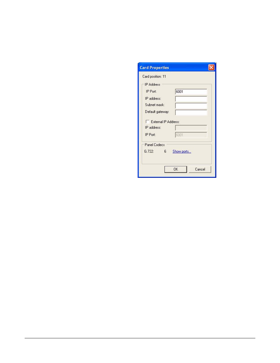 Ip address assignment, Ip address, Subnet mask | Default gateway, Figure 5-33 manual ip address entry -62 | Clear-Com Eclipse-Omega User Manual | Page 172 / 466