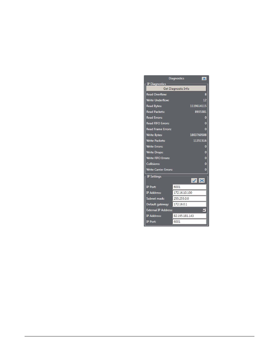 Ivc-32 ip settings, Ip port, Ivc-32 ip settings -11 | Ip port -11, Figure 6-16 editing ivc-32 card settings -11 | Clear-Com Eclipse-Omega User Manual | Page 243 / 466