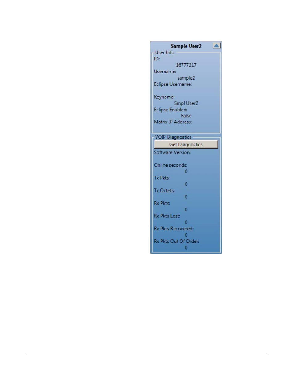 Figure 6-23 concert user information -18 | Clear-Com Eclipse-Omega User Manual | Page 250 / 466