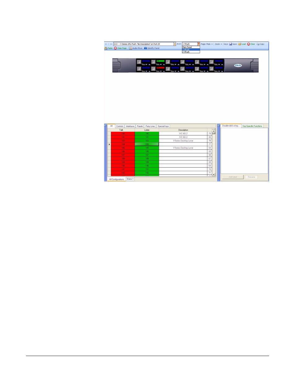 Local advanced latch disable, Go to key destination, Delete key | Local advanced latch disable -10, Go to key destination -10, Delete key -10 | Clear-Com Eclipse-Omega User Manual | Page 262 / 466