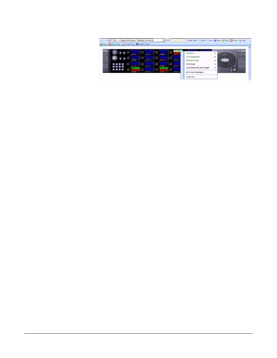 Local assignment, Interlock group, Local assignment -13 | Interlock group -13, Figure 7-17 rotary key properties menu -13 | Clear-Com Eclipse-Omega User Manual | Page 265 / 466