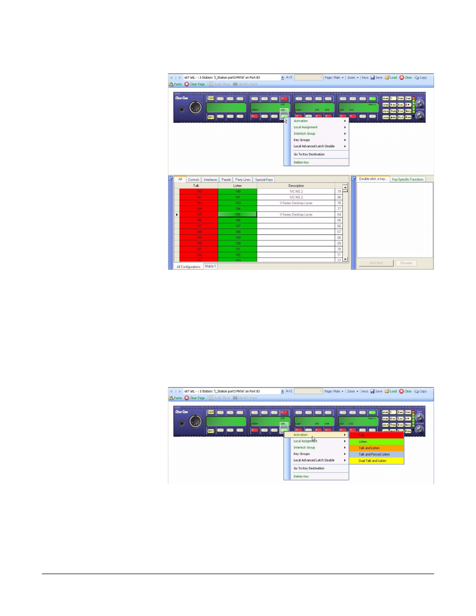 I-series label functions, Activation, I-series label functions -28 | Activation -28 | Clear-Com Eclipse-Omega User Manual | Page 280 / 466