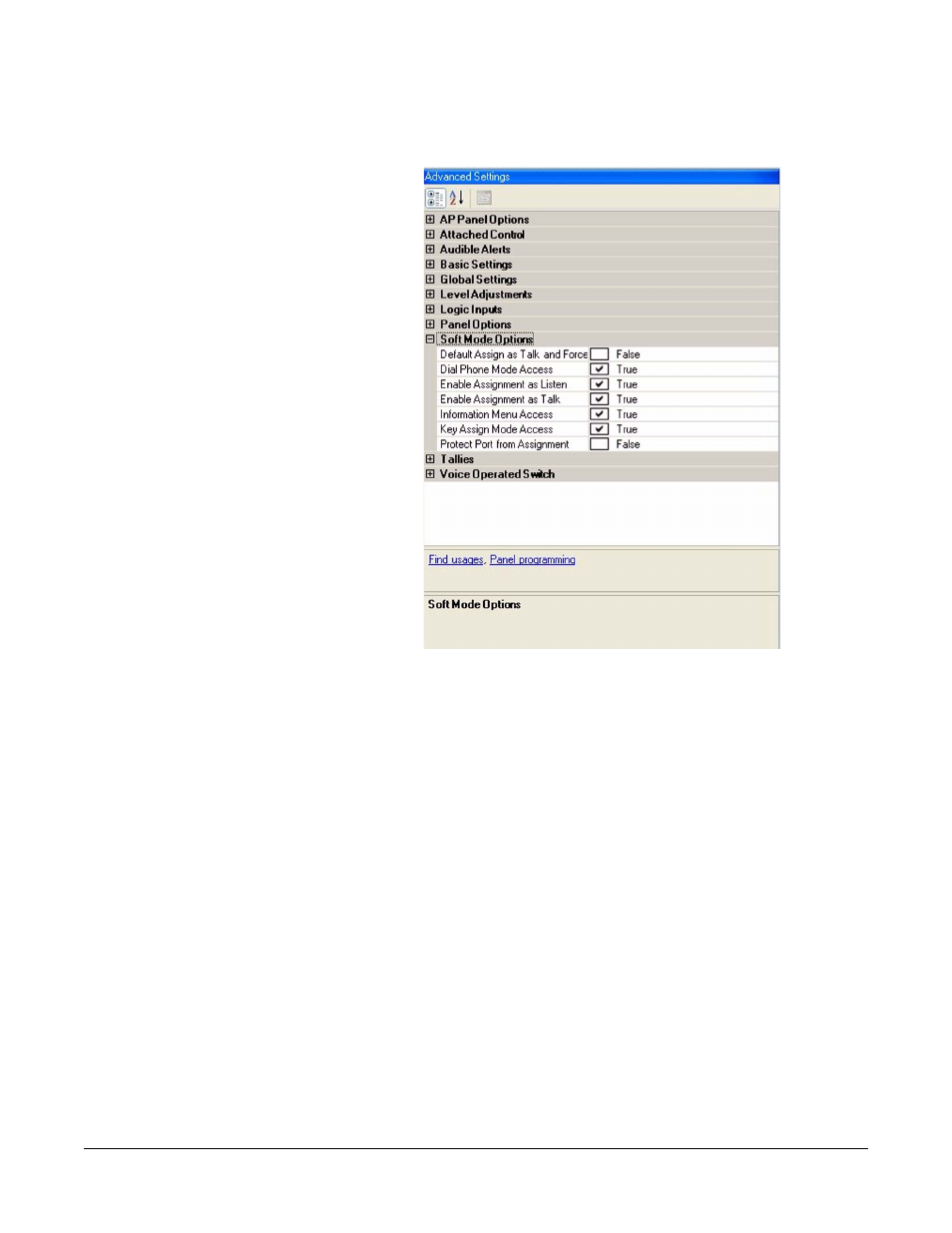 Soft menu restrictions (i-station), Ics panel programming, Soft menu restrictions (i-station) -38 | Ics panel programming -38 | Clear-Com Eclipse-Omega User Manual | Page 290 / 466