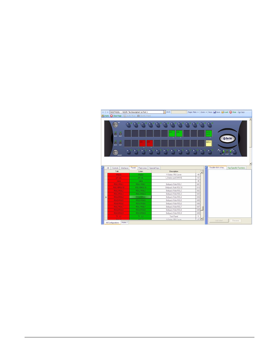 4000 series ii panel programming, 4000 series ii panel programming -49, Figure 7-59 panel programming -49 | Clear-Com Eclipse-Omega User Manual | Page 301 / 466