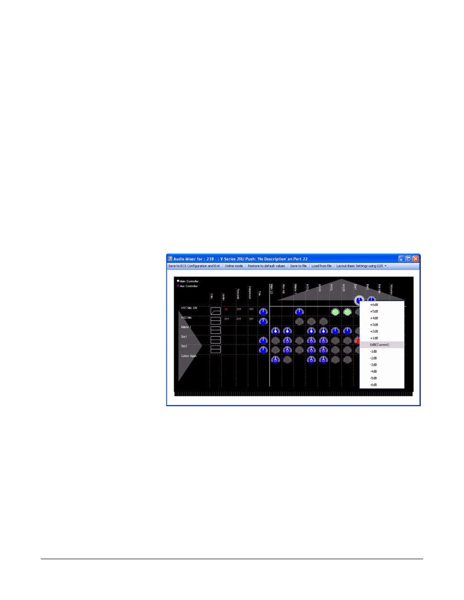 Output area, Output area -14, Figure 8-12 output settings -14 | Clear-Com Eclipse-Omega User Manual | Page 342 / 466