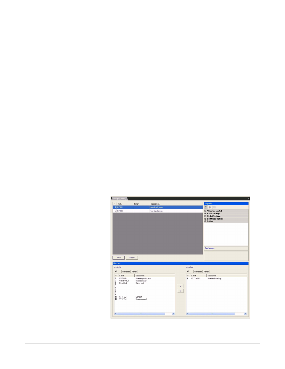 Remote fixed groups, Remote fixed groups -11, Figure 10-15 remote fixed groups -11 | Clear-Com Eclipse-Omega User Manual | Page 361 / 466