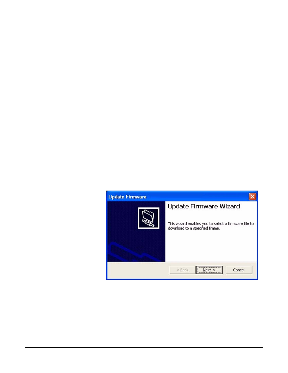 Config card firmware upgrade, Using ecs, Required files | Instructions, Config card firmware upgrade -33, Using ecs -33, Required files -33, Instructions -33, Figure 12-45 start of ecs upgrade dialogue -33 | Clear-Com Eclipse-Omega User Manual | Page 415 / 466