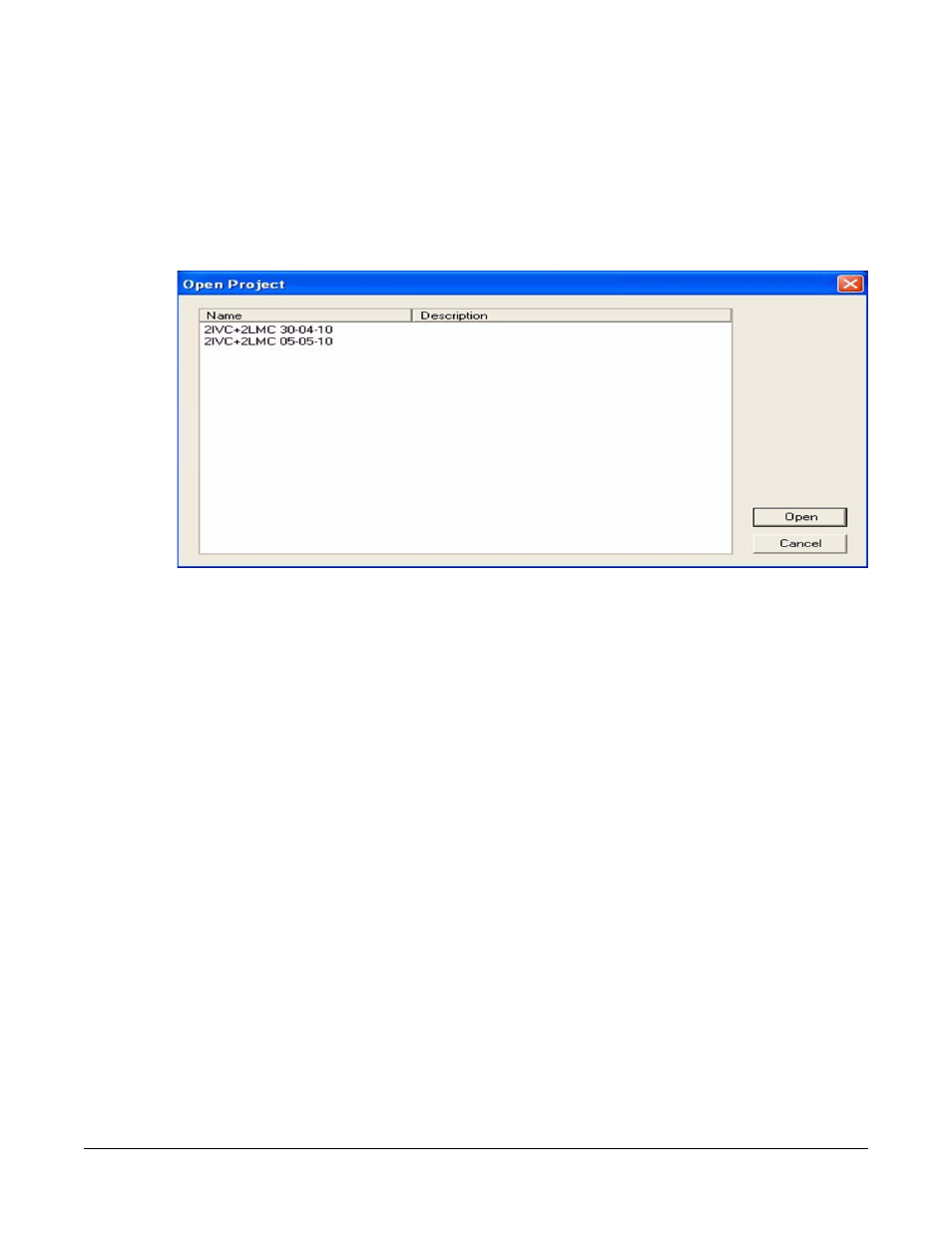 Importing a configuration file into ecs, Importing a configuration file into ecs -5, Figure 15-5 the open configuration dialog box -5 | Clear-Com Eclipse-Omega User Manual | Page 449 / 466