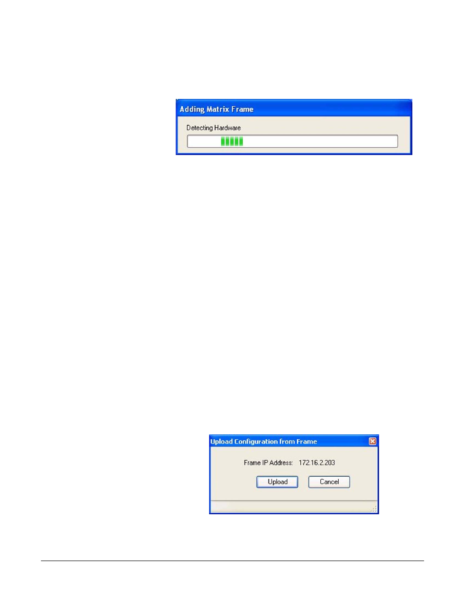 Create blank configuration, Upload configuration from frame, Create blank configuration -11 | Upload configuration from frame -11 | Clear-Com Eclipse-Omega User Manual | Page 65 / 466