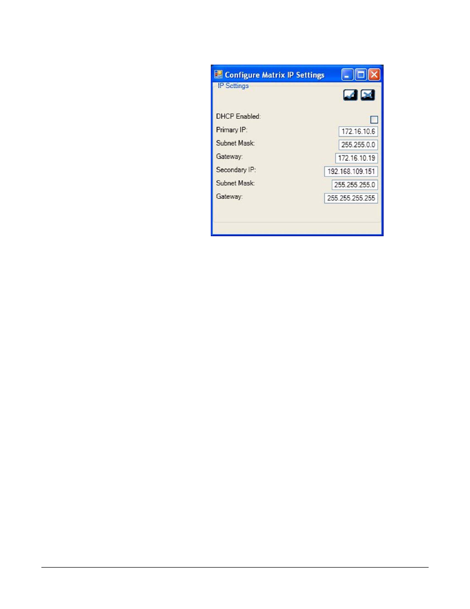 Figure 3-17 edit ip settings -15 | Clear-Com Eclipse-Omega User Manual | Page 69 / 466