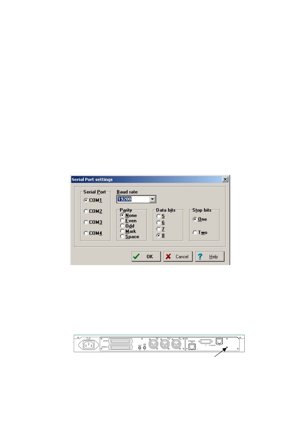 2 upgrade steps, Figure 86, S4 driver serial port settings | Figure 87, I-station panel rear connectors, Eclipse upgrade reference manual | Clear-Com Eclipse-Omega User Manual | Page 104 / 155