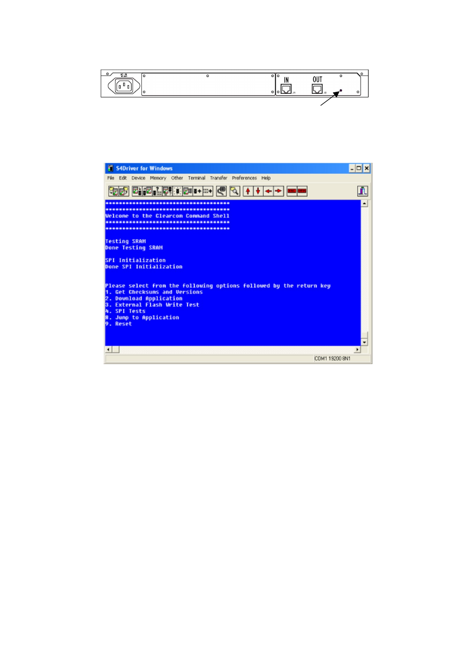 Figure 88, E-station rear panel layout, Figure 89 | I-station command shell display on s4 driver, Eclipse upgrade reference manual | Clear-Com Eclipse-Omega User Manual | Page 105 / 155