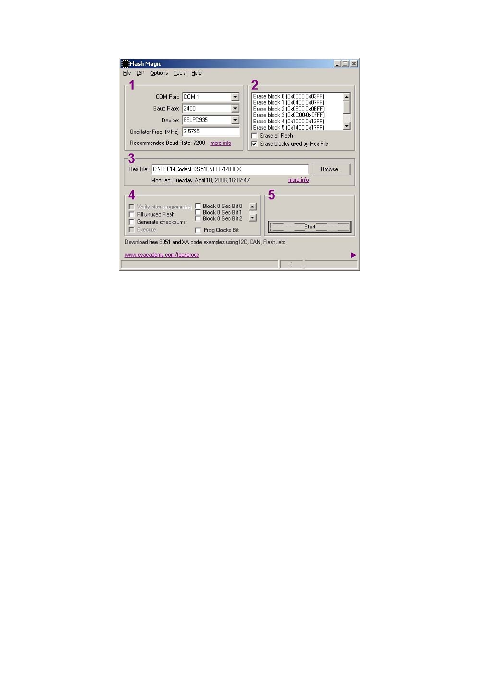 Figure 103, Programming device using flash magic, Eclipse upgrade reference manual | Clear-Com Eclipse-Omega User Manual | Page 119 / 155