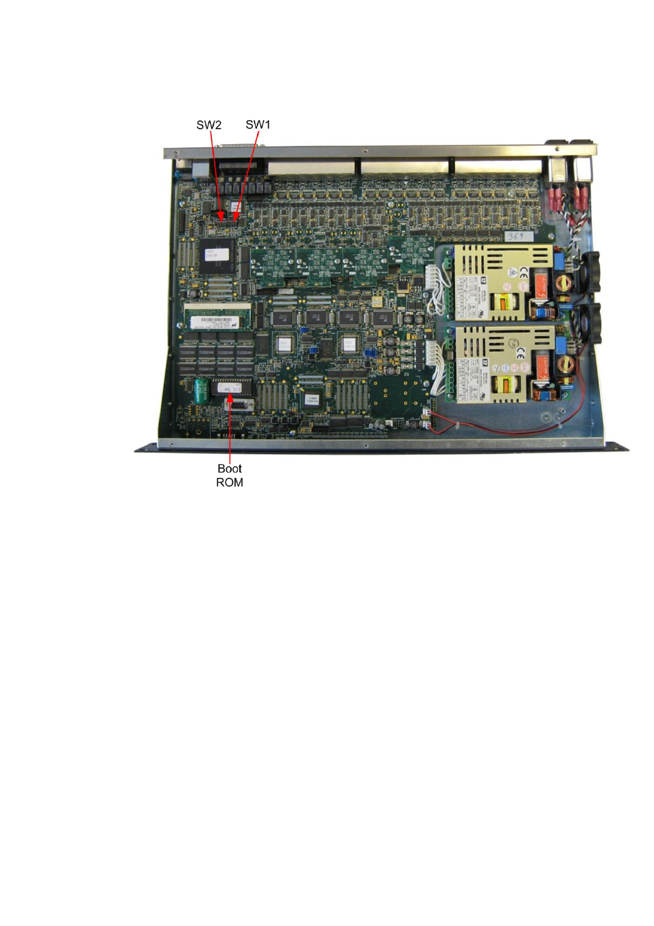 Figure 115, E-32 dip switches and boot rom, Eclipse upgrade reference manual | Clear-Com Eclipse-Omega User Manual | Page 129 / 155