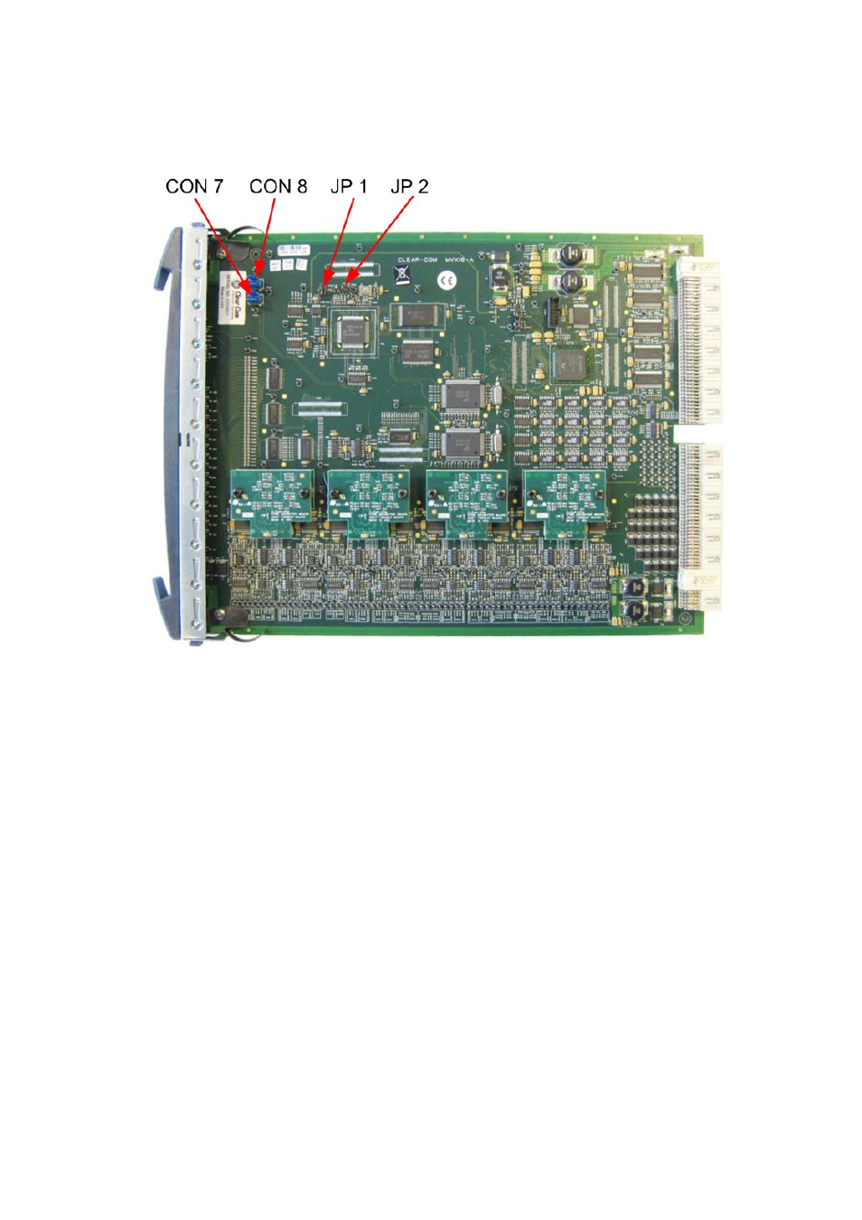 Figure 120, Mvx card layout, Eclipse upgrade reference manual | Clear-Com Eclipse-Omega User Manual | Page 132 / 155