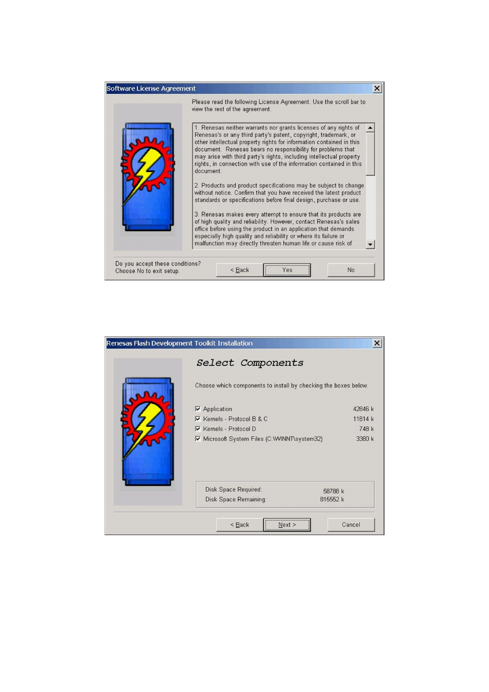 Figure 127, License agreement, Figure 128 | Renesas software components, Eclipse upgrade reference manual | Clear-Com Eclipse-Omega User Manual | Page 138 / 155
