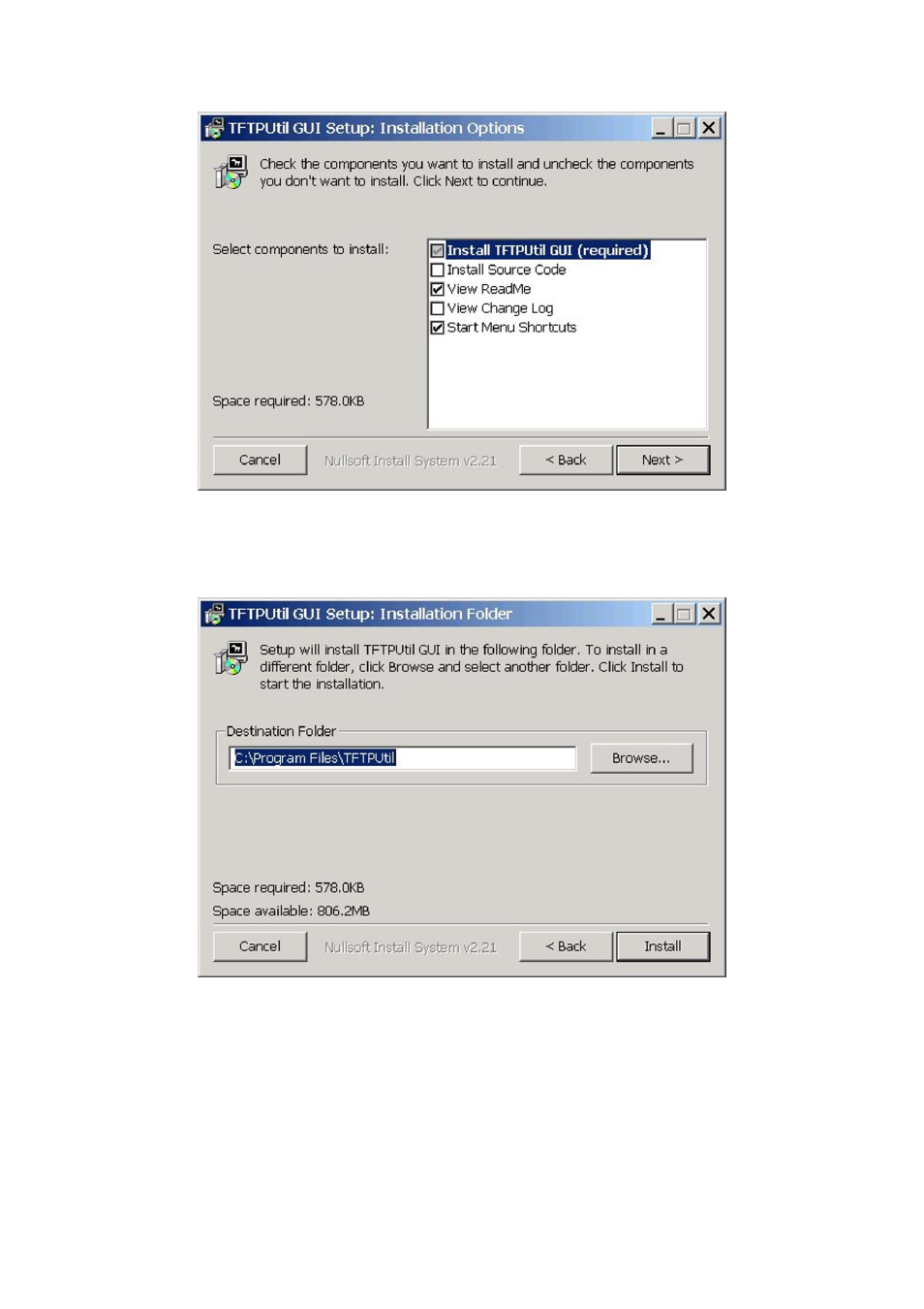 Figure 138, Tftputil components, Figure 139 | Tftputil installation folder, Eclipse upgrade reference manual | Clear-Com Eclipse-Omega User Manual | Page 144 / 155