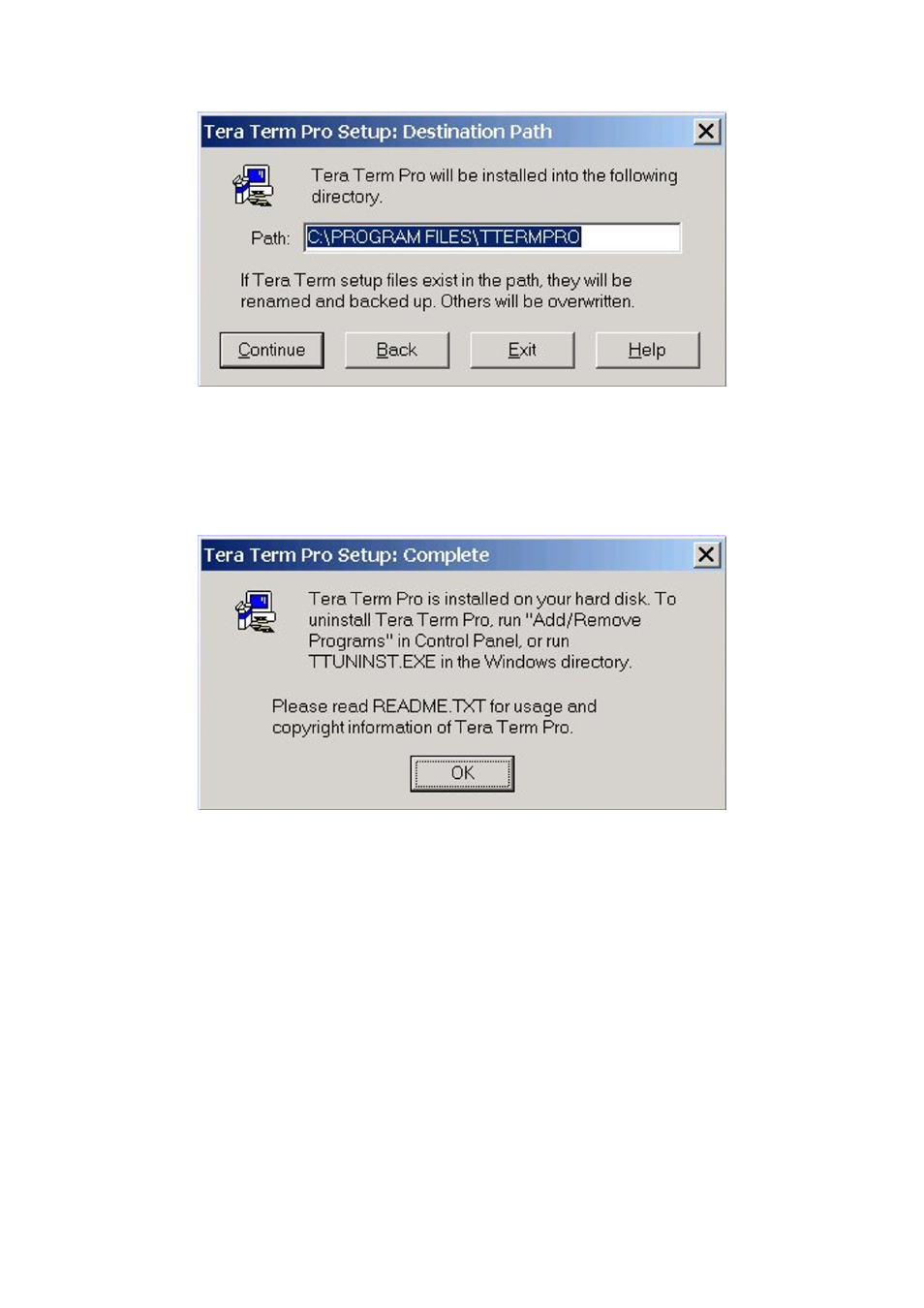 Figure 144, Installation directory, Figure 145 | Installation completion, Eclipse upgrade reference manual | Clear-Com Eclipse-Omega User Manual | Page 147 / 155