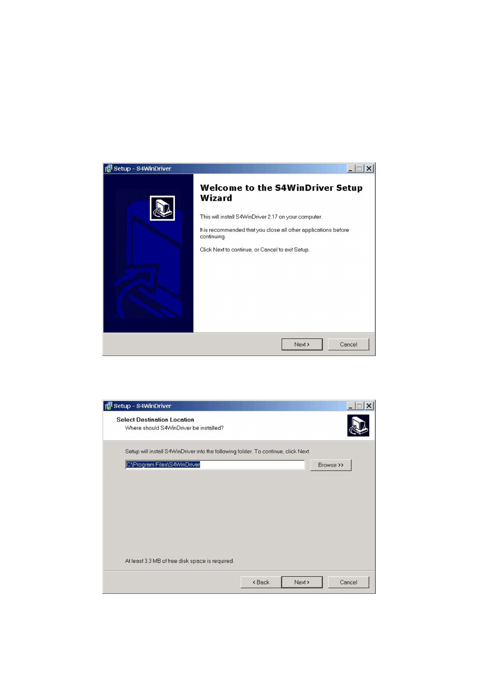 11 appendix l – s4 driver installation, Appendix l – s4 driver installation, Figure 146 | S4 driver install start, Figure 147, S4 driver destination folder, Eclipse upgrade reference manual | Clear-Com Eclipse-Omega User Manual | Page 148 / 155