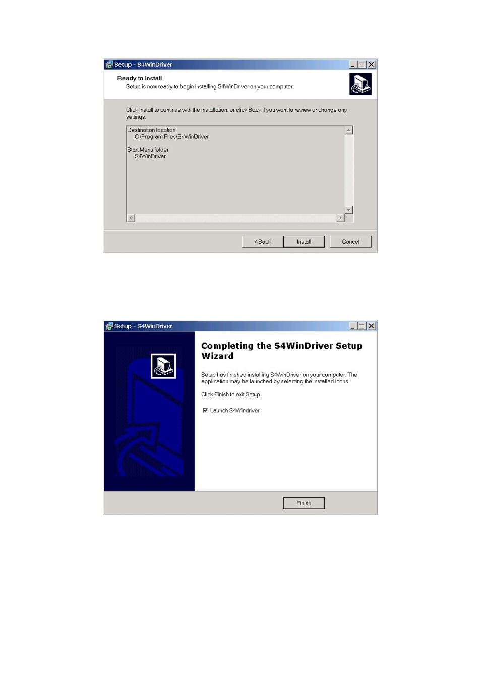Figure 150, S4 driver confirmation screen, Figure 151 | S4 driver install completion screen, Eclipse upgrade reference manual | Clear-Com Eclipse-Omega User Manual | Page 150 / 155