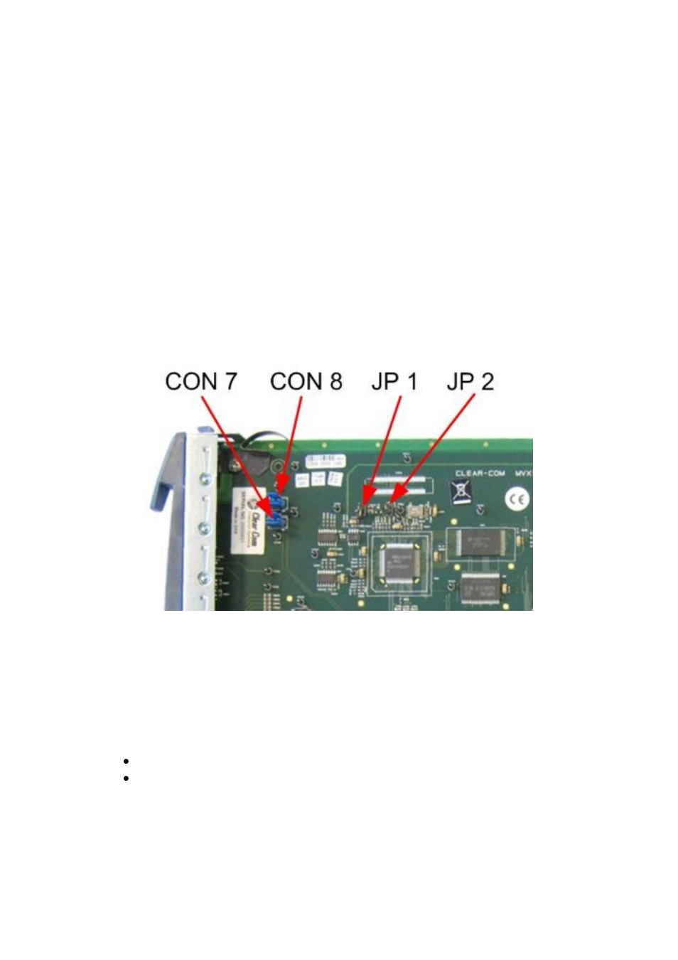 Figure 50, Mvx-a16 connectors and jumpers, Eclipse upgrade reference manual | Clear-Com Eclipse-Omega User Manual | Page 56 / 155
