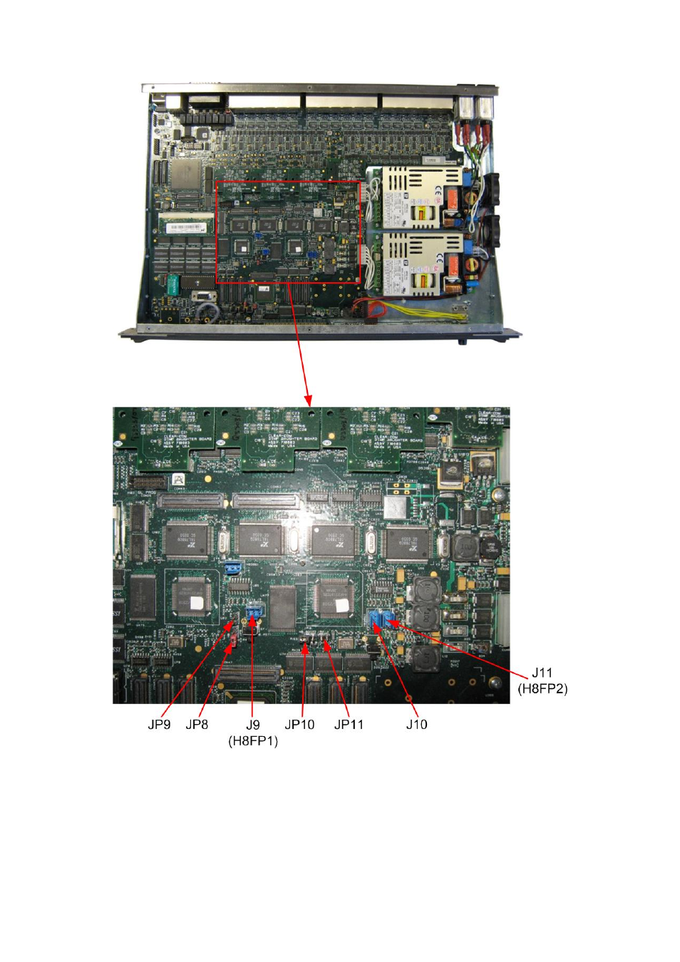 Figure 63, E-pico main board, Eclipse upgrade reference manual | Clear-Com Eclipse-Omega User Manual | Page 67 / 155