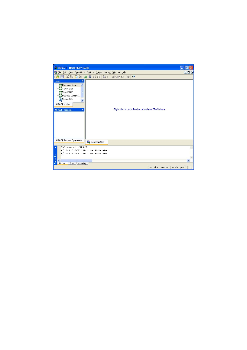 Figure 66, Impact tool boundary scan, Eclipse upgrade reference manual | Clear-Com Eclipse-Omega User Manual | Page 71 / 155