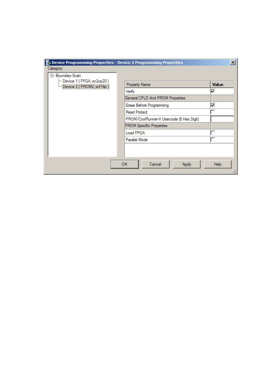 Figure 79, Device programming properties, Eclipse upgrade reference manual | Clear-Com Eclipse-Omega User Manual | Page 83 / 155