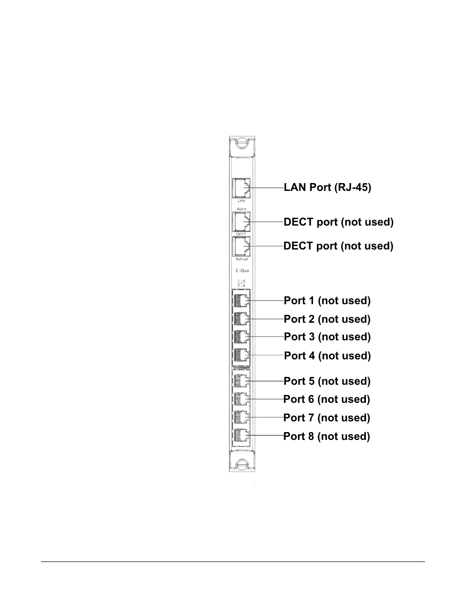 Ivc-32 interface rear connections, Ivc-32 interface rear connections -5, Figure 5-2 ivc-32 interface rear card -5 | Clear-Com LMC-64 User Manual | Page 79 / 142