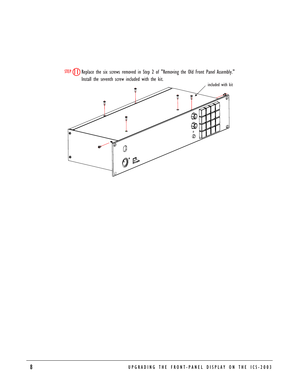 Clear-Com ICS-2003 User Manual | Page 8 / 8