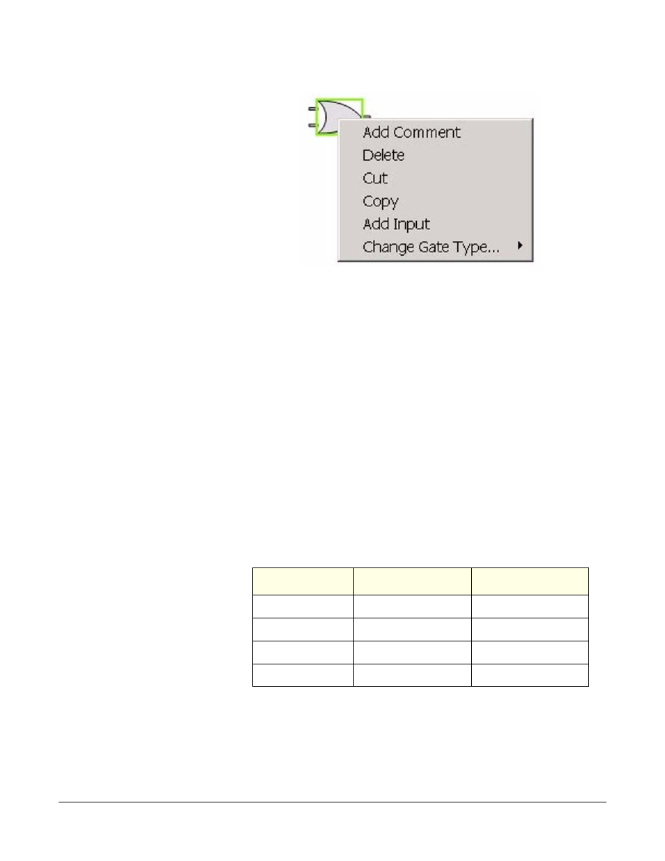 Nor gate, Nor gate -44, Figure 1-79 menu options for or logic element -44 | Clear-Com Logic-Maestro User Manual | Page 58 / 163