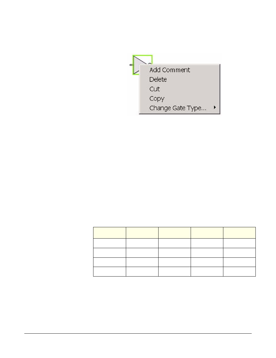 Latch element, Latch element -47, Figure 1-82 menu options for not logic element -47 | Clear-Com Logic-Maestro User Manual | Page 61 / 163