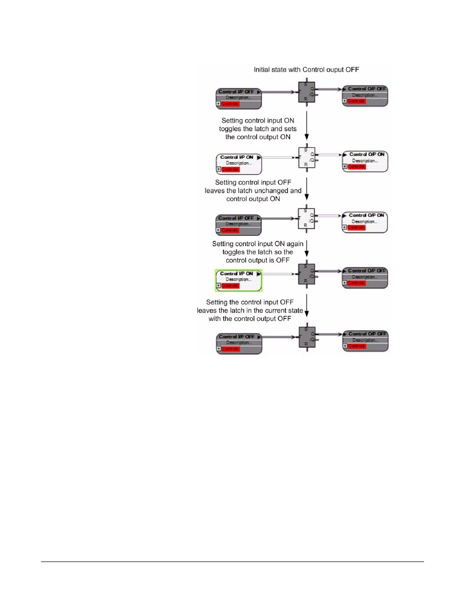 Figure 1-84 latch sequence using toggle -49 | Clear-Com Logic-Maestro User Manual | Page 63 / 163