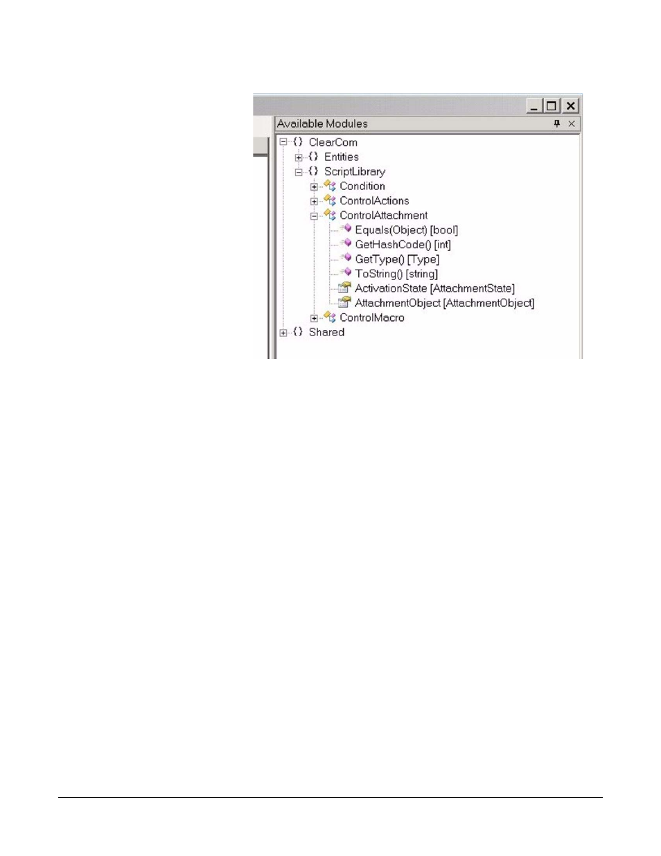 Control latch, Control latch -18, Figure 2-17 control attachment list -18 | Clear-Com Logic-Maestro User Manual | Page 84 / 163