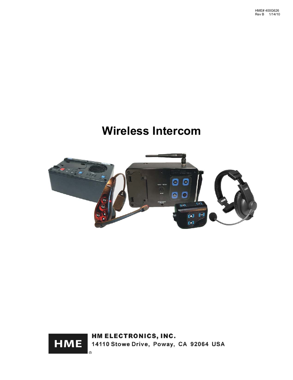 Clear-Com HME DX100 User Manual | 35 pages