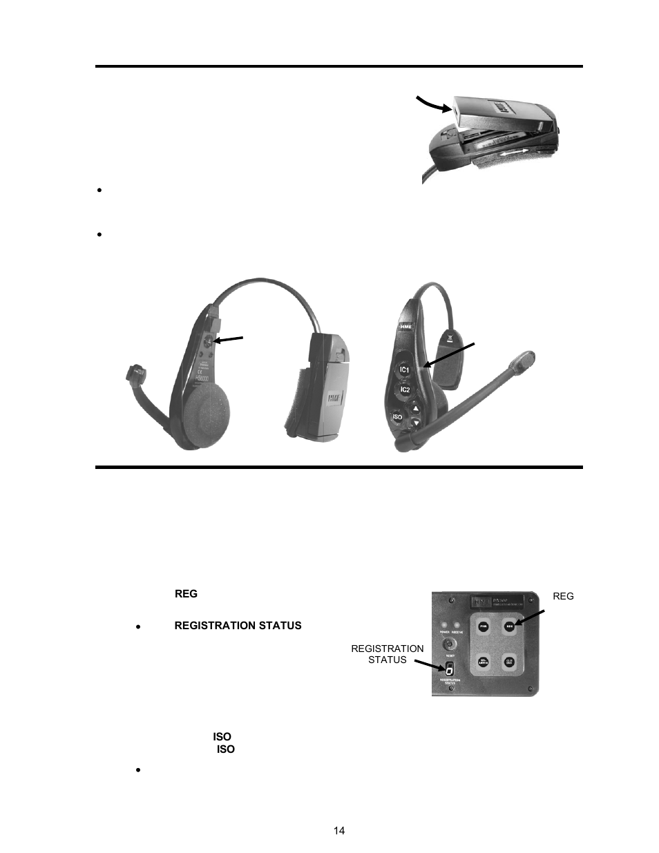 Set up wh200 headsets, Register wh200 headsets | Clear-Com HME DX100 User Manual | Page 18 / 35