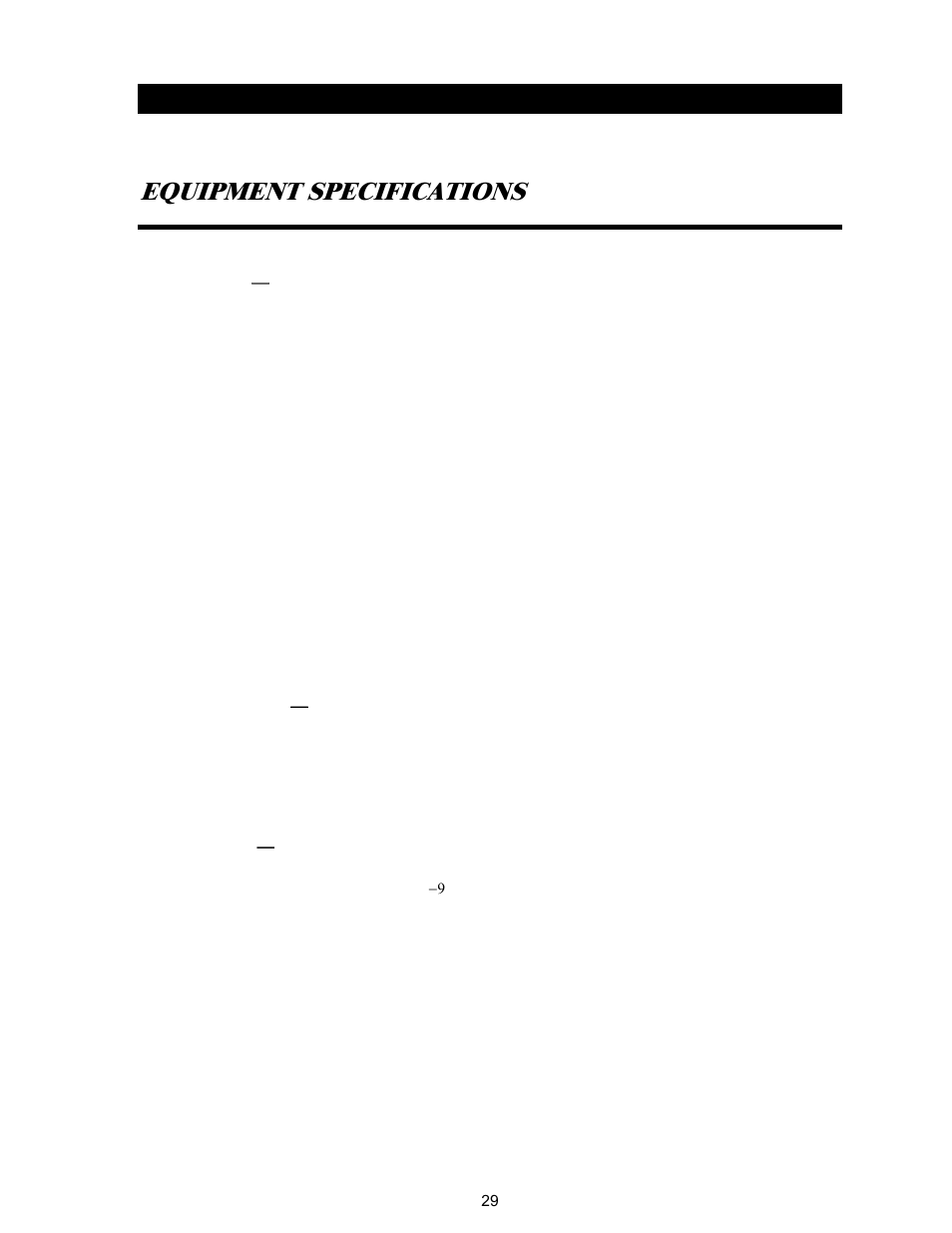 Technical data, Equipment specifications, Base station | Section 5, Q ipment specifications, Base s, Tation | Clear-Com HME DX100 User Manual | Page 33 / 35