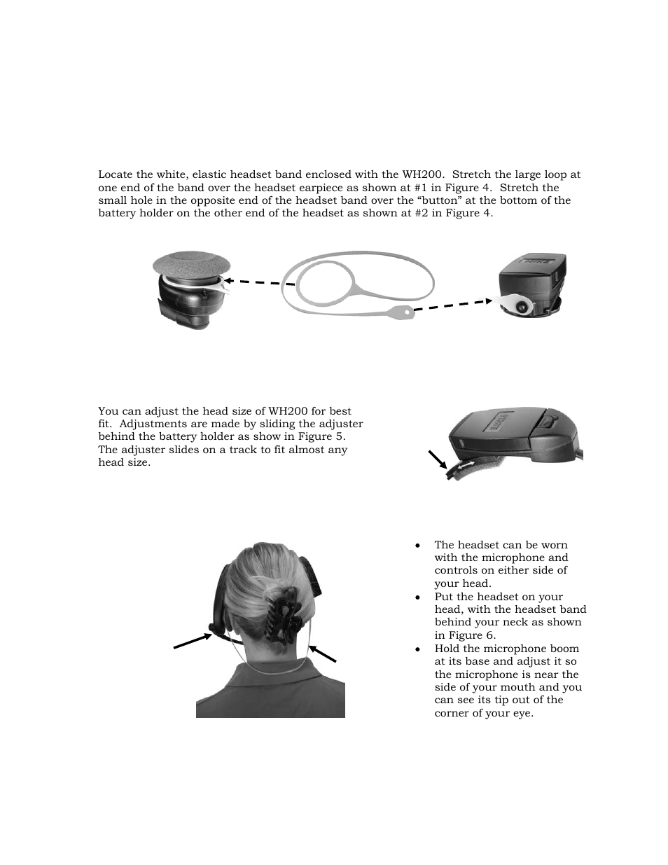 Operation, Wearing the headset | Clear-Com HME DX200 User Manual | Page 3 / 6