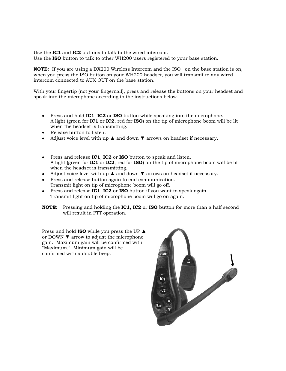 Routine operation | Clear-Com HME DX200 User Manual | Page 4 / 6