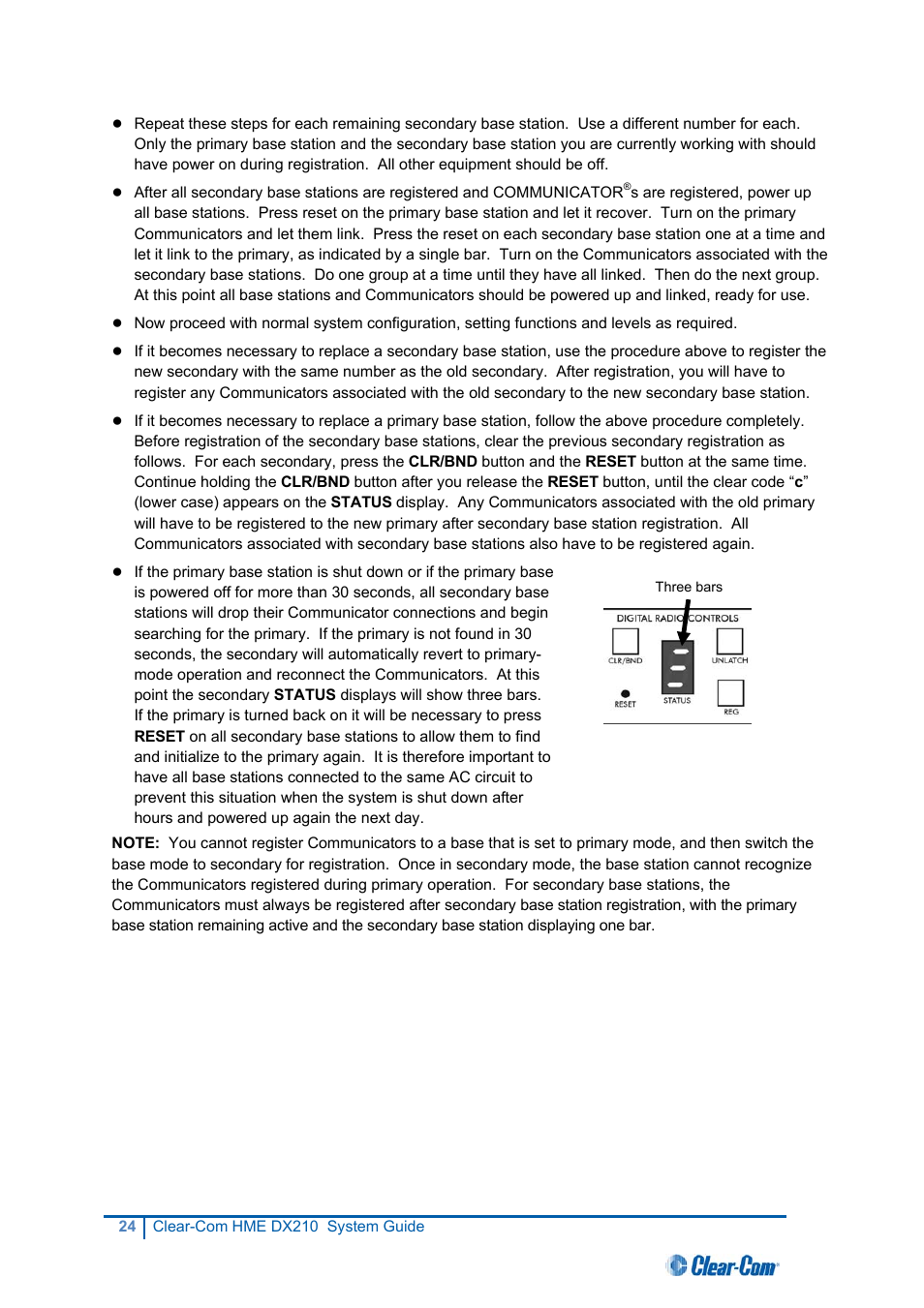 Clear-Com HME DX210 User Manual | Page 30 / 36