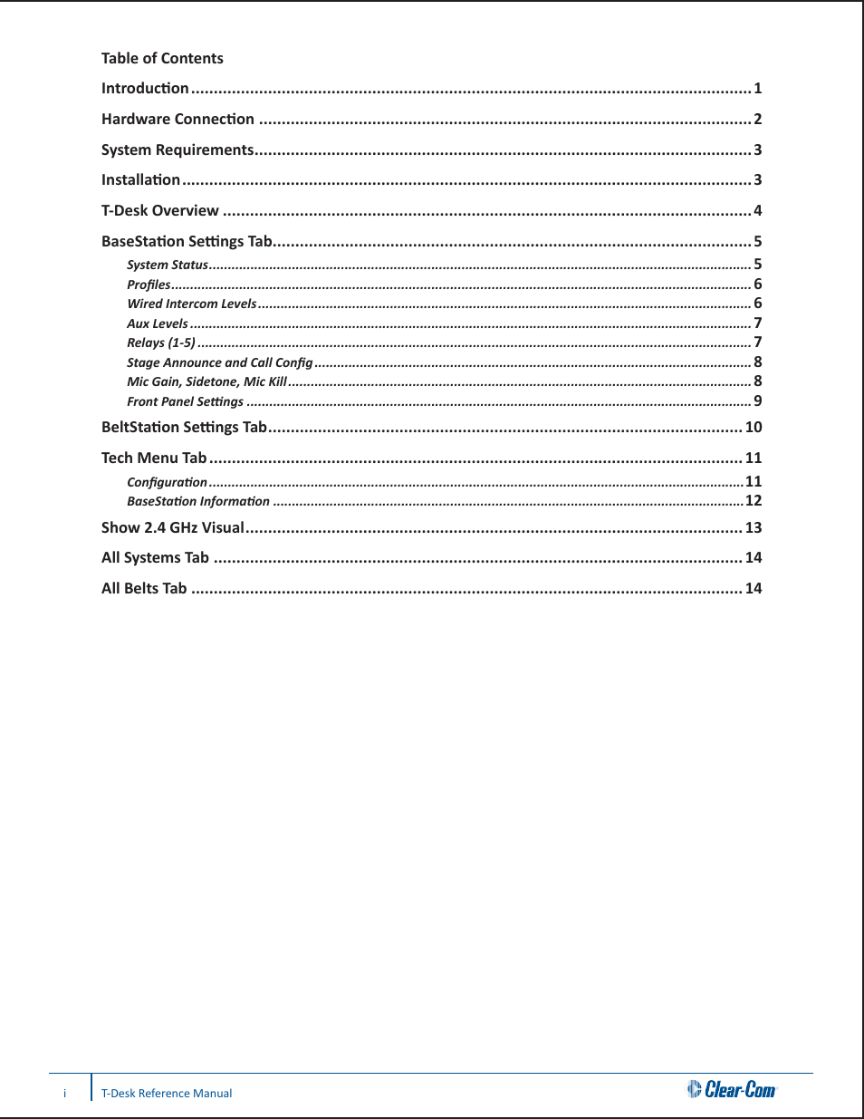 Clear-Com CB-222 User Manual | Page 3 / 20