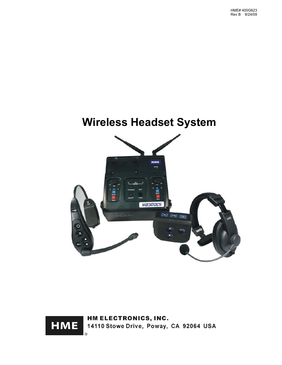 Clear-Com HME DX300ES User Manual | 34 pages