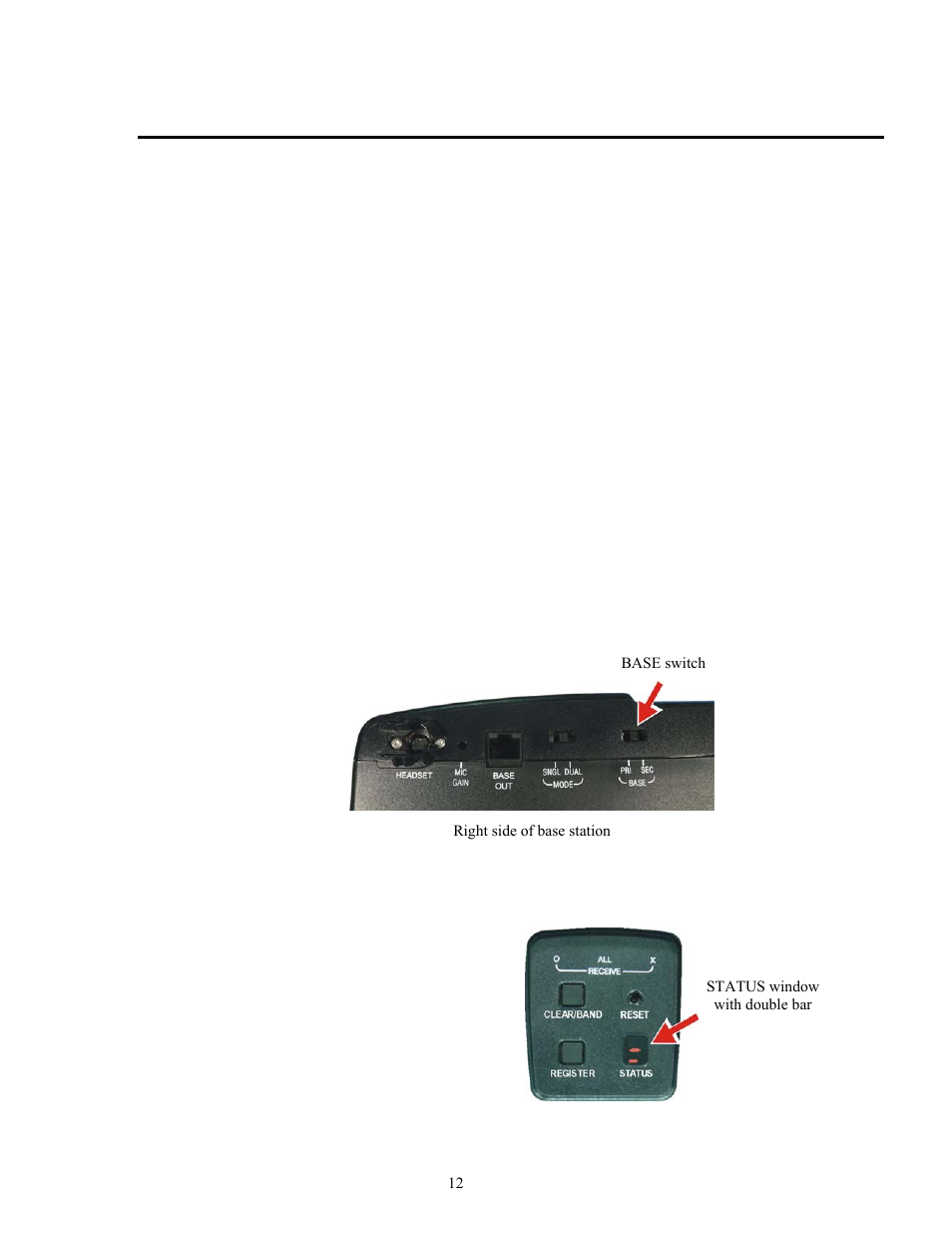 Multiple base station initialization, Primary/secondary base station setting | Clear-Com HME DX300ES User Manual | Page 15 / 34