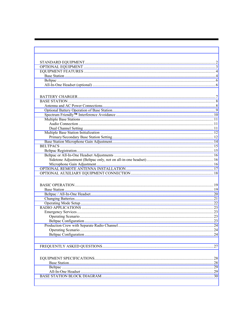 Clear-Com HME DX300ES User Manual | Page 2 / 34