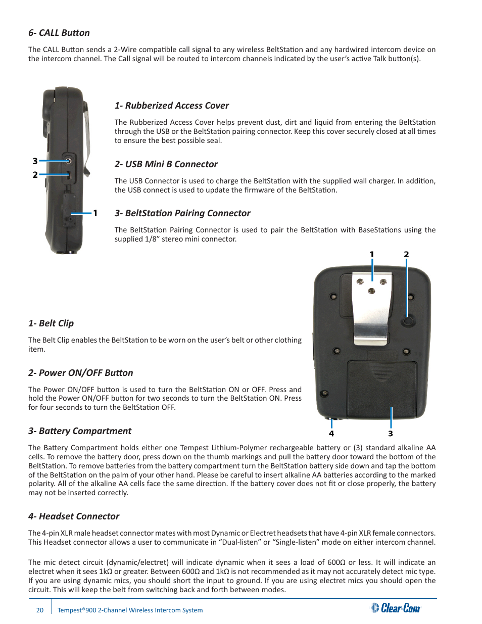 Clear-Com Tempest900 User Manual | Page 26 / 100