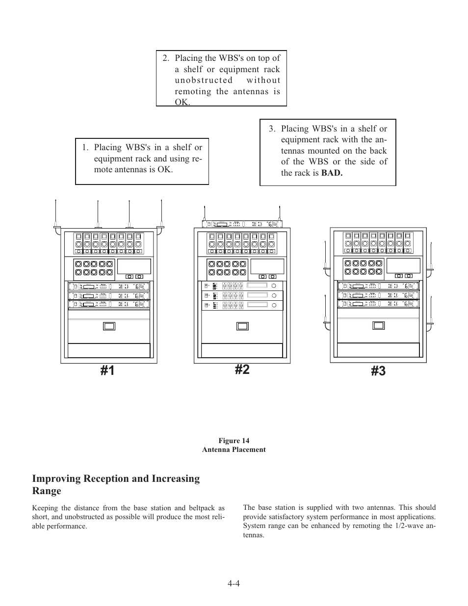 Improving reception and increasing range | Clear-Com WTR-670 User Manual | Page 18 / 62