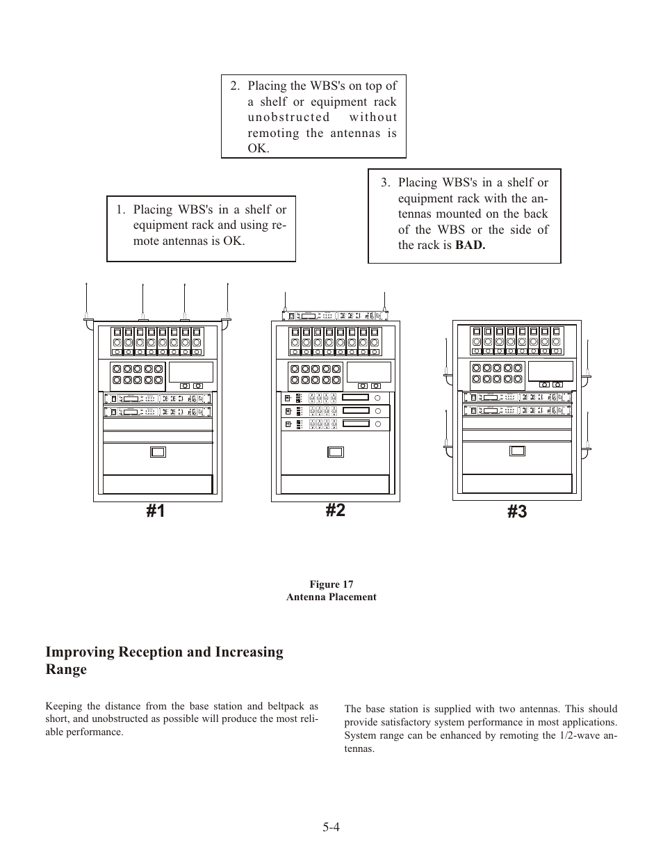 Improving re cep tion and in creasing range | Clear-Com WTR-680 User Manual | Page 22 / 86