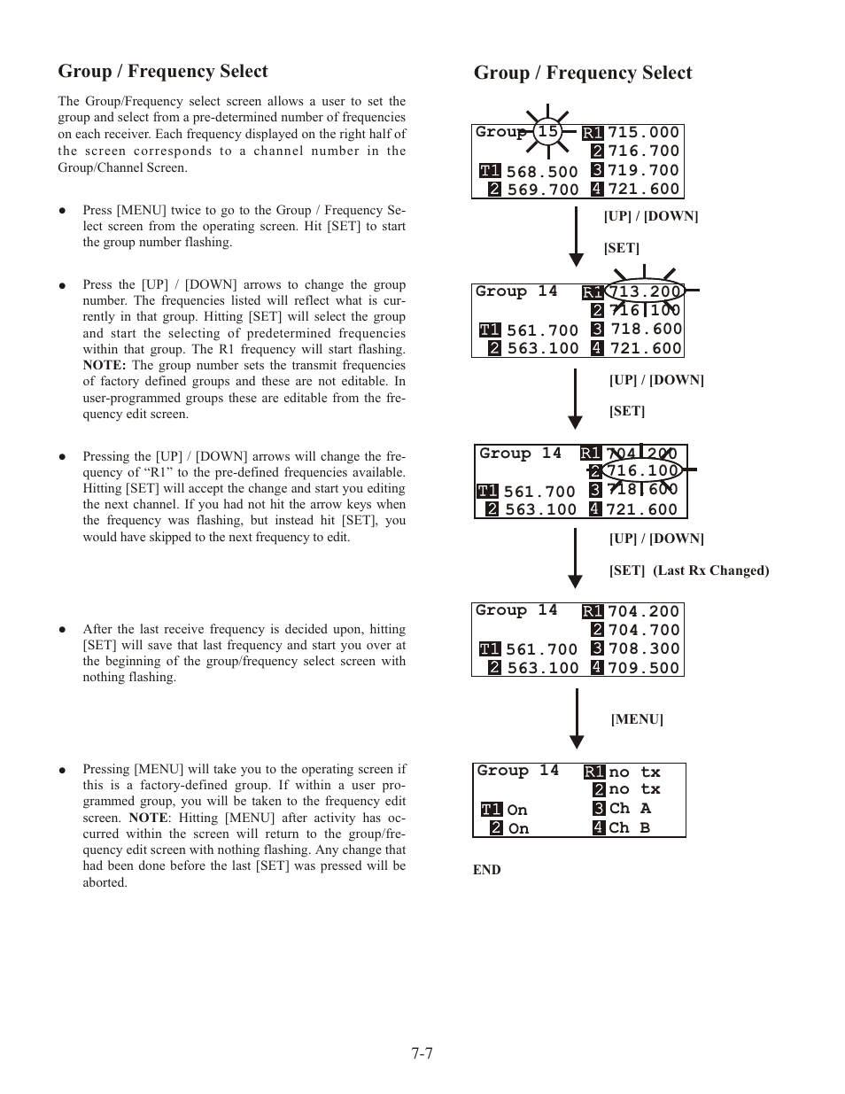 Group / frequency select | Clear-Com WTR-680 User Manual | Page 39 / 86