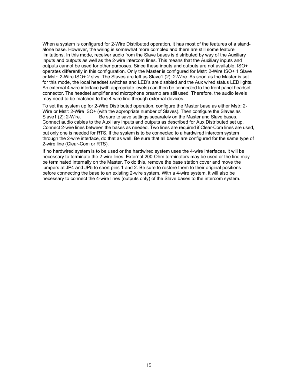 Clear-Com BS850 (Last time buy) User Manual | Page 18 / 61