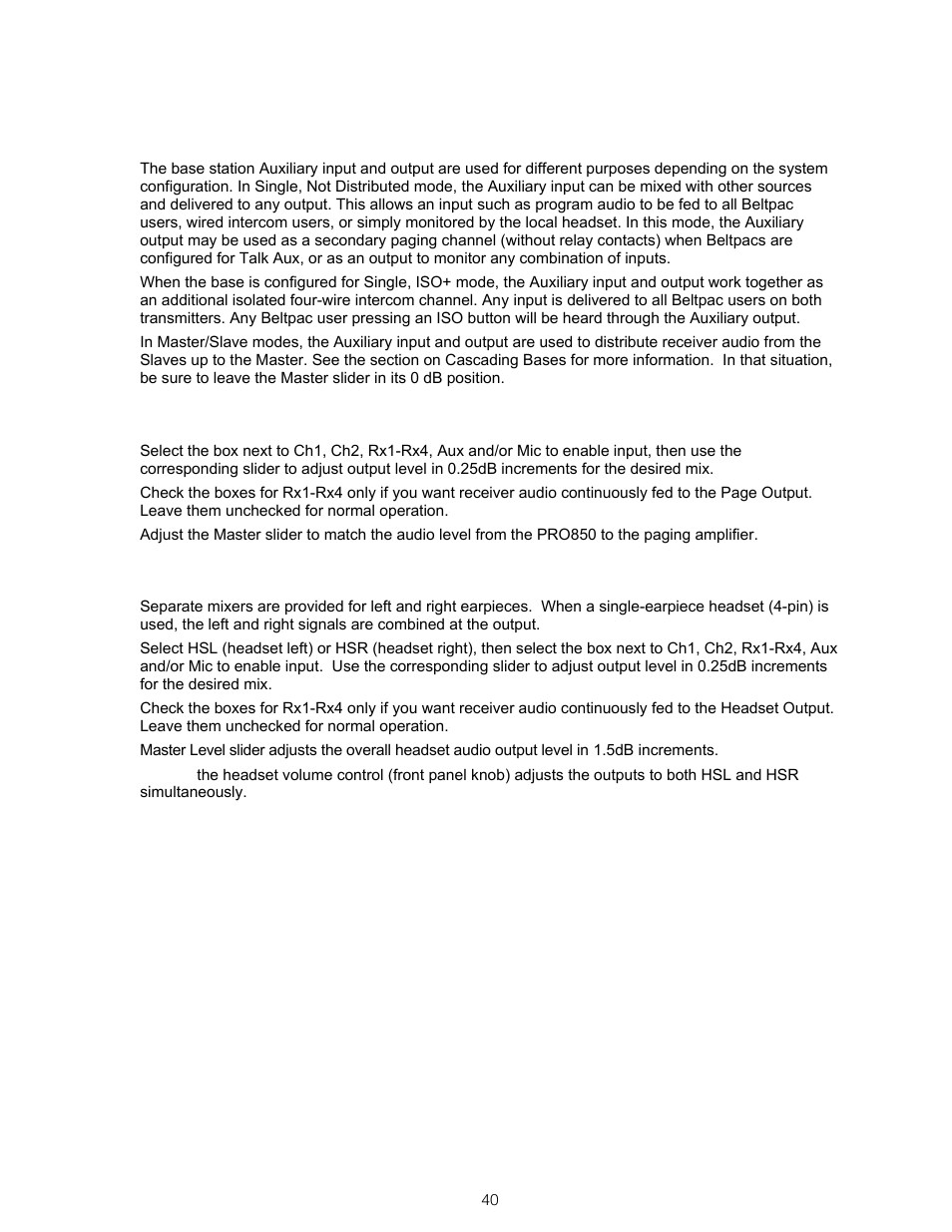 Clear-Com BS850 (Last time buy) User Manual | Page 43 / 61